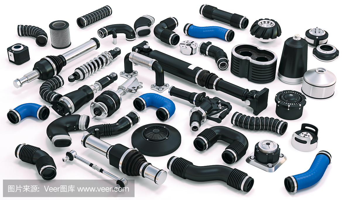 3d收集單個(gè)工業(yè)部件、元素